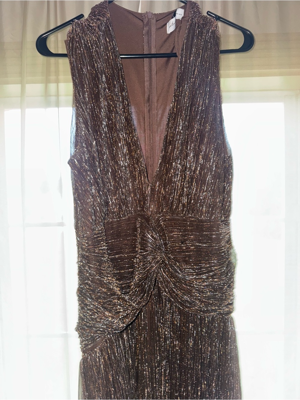 petal + pup Cara Metallic Maxi Dress